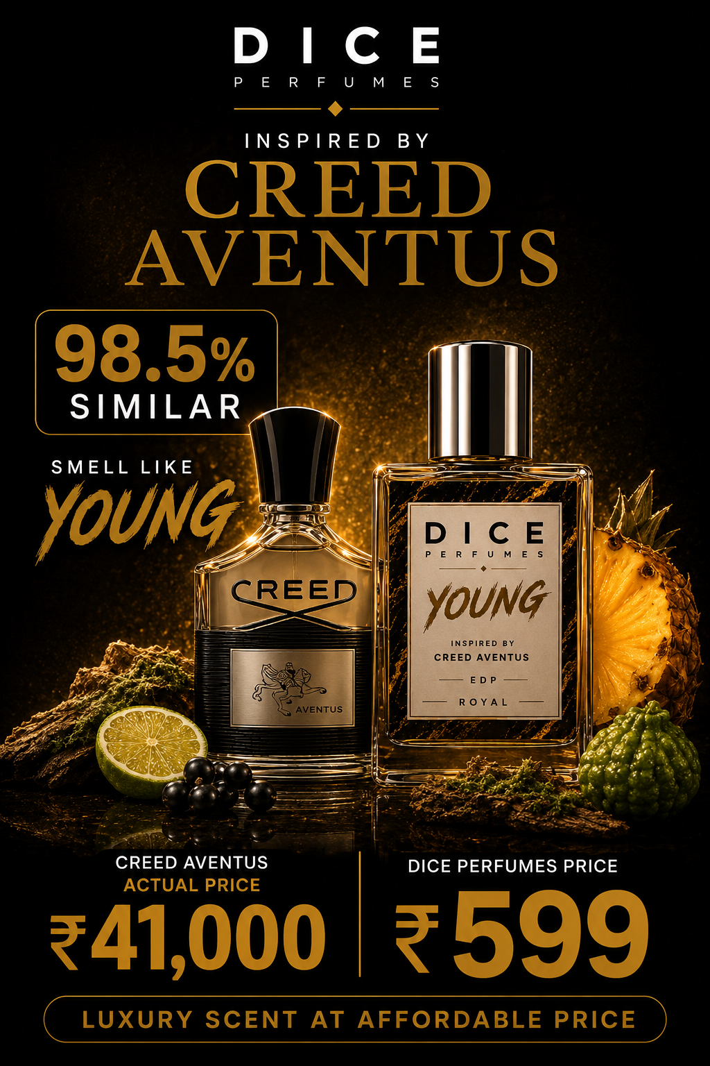 YOUNG - Celebrity Inspired men's Perfumes