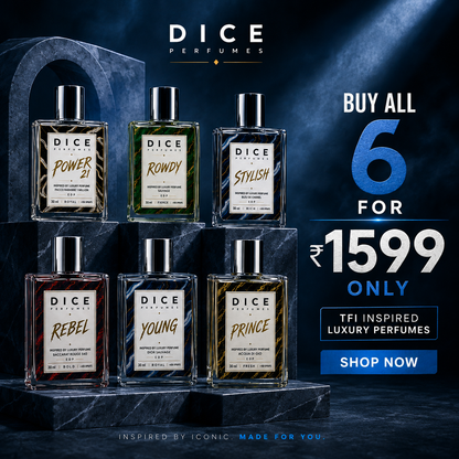 #TFI BANISA - Perfect CELEB  "MEN"  Perfume Combo - Pack of 6