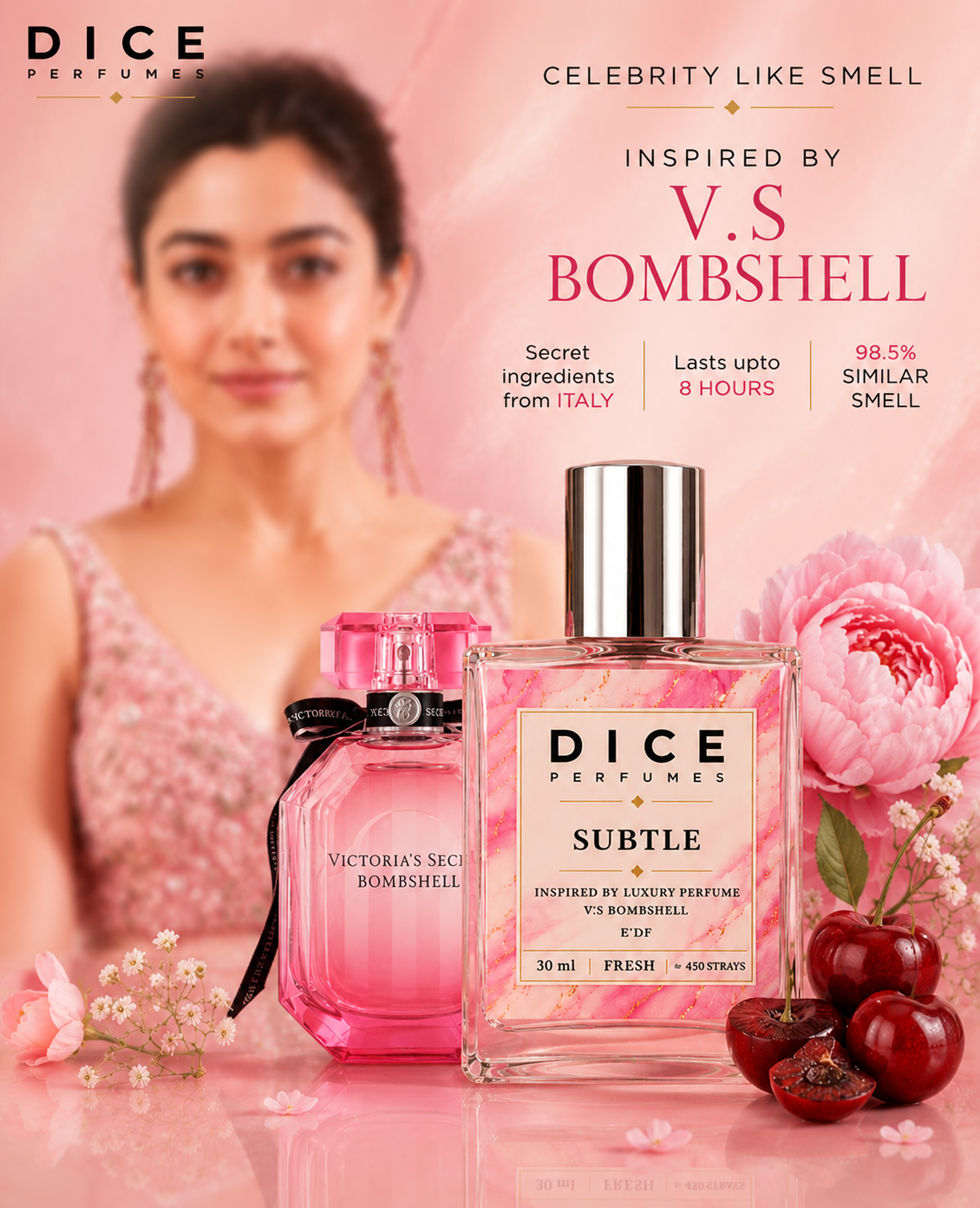 SUBTLE - Women Celebrity Inspired Perfume